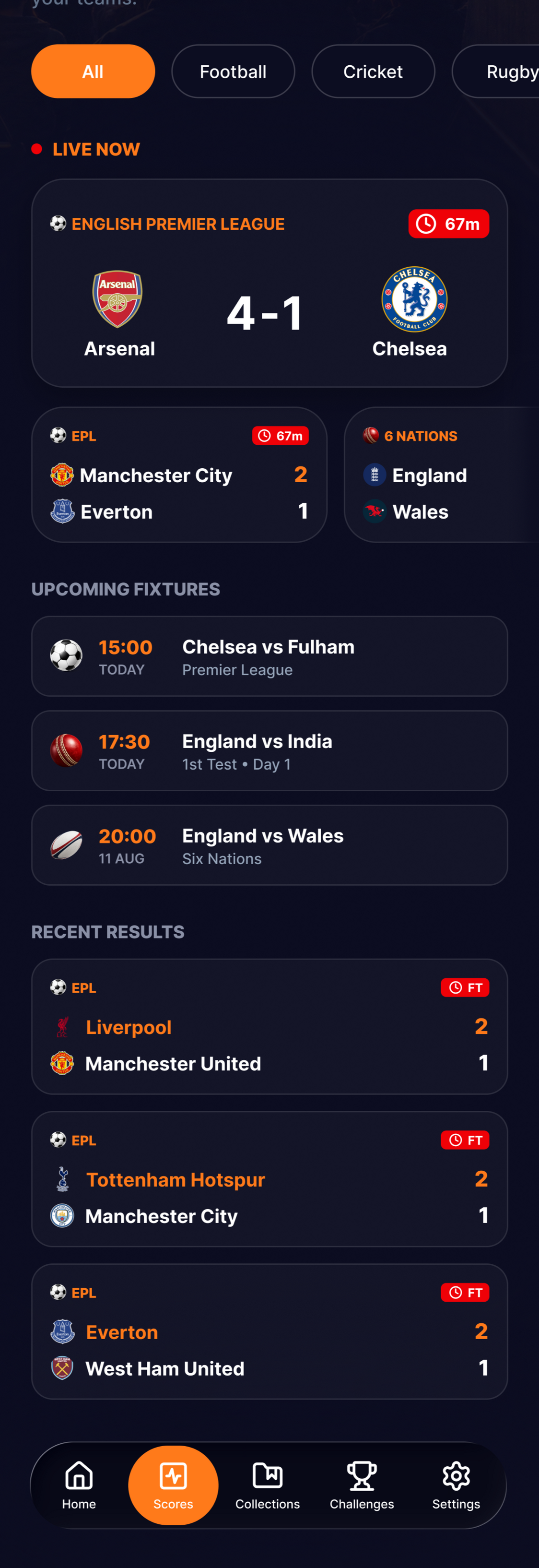 Agent Detour - live scores Live scores for football, cricket and rugby on Agent Detour